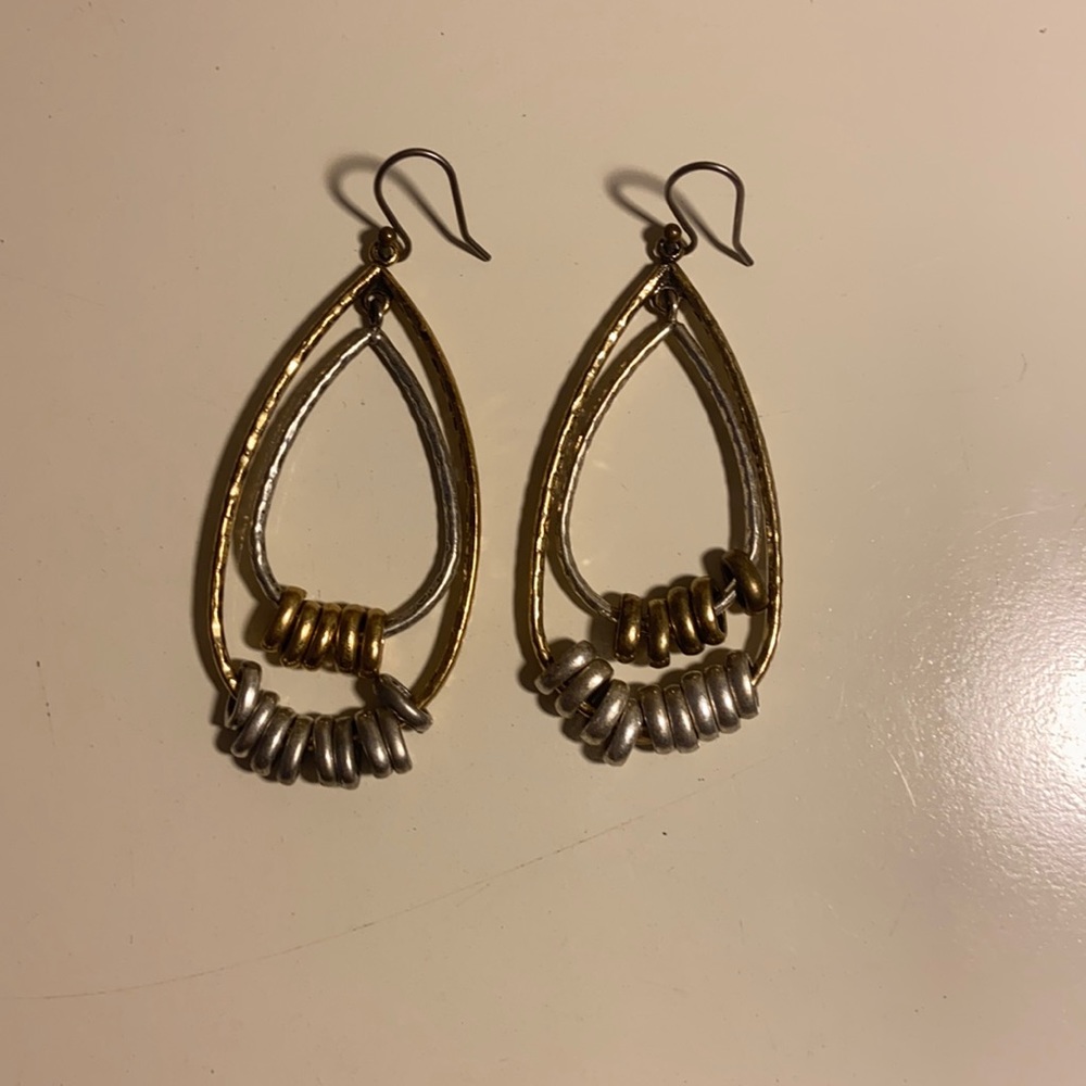 Lucky Brand Two Tone Earrings